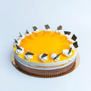 Joghurt–Pfirsich-Torte