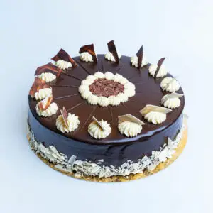 Zweierlei Schoko-Torte